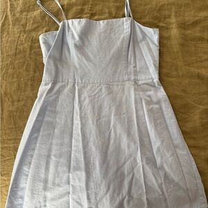 Light Blue Spaghetti Strap Dress